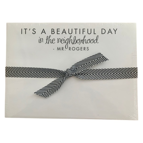 Rosanne Beck Collections Other - NWT Rosanne Beck Note Pad Mr. Rogers “It’s A Beautiful Day In The Neighborhood”